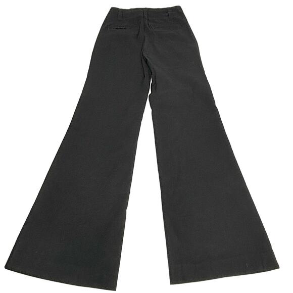 Anthro Maeve The Naomi Black High Waist Wide Leg Pants 4 - Picture 9 of 11